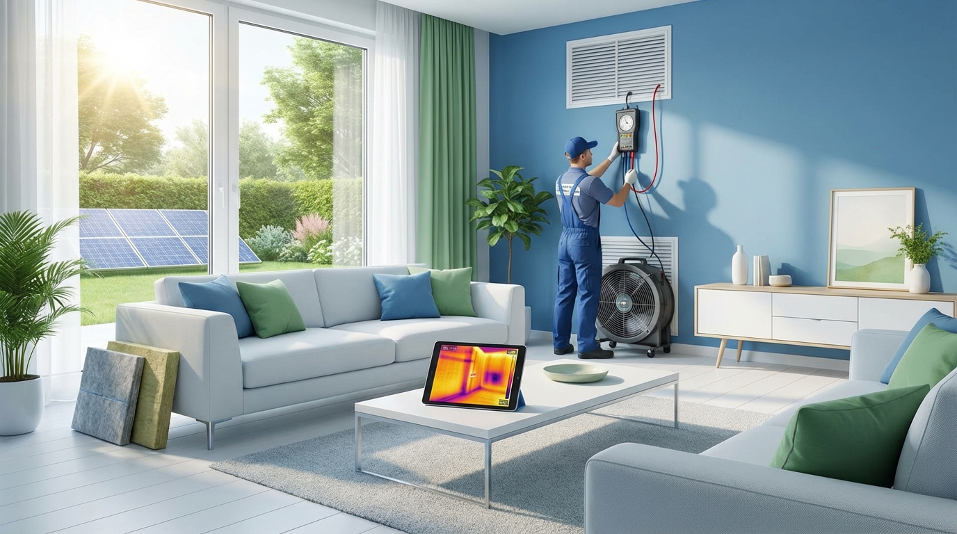 Duct Leakage Testing Home