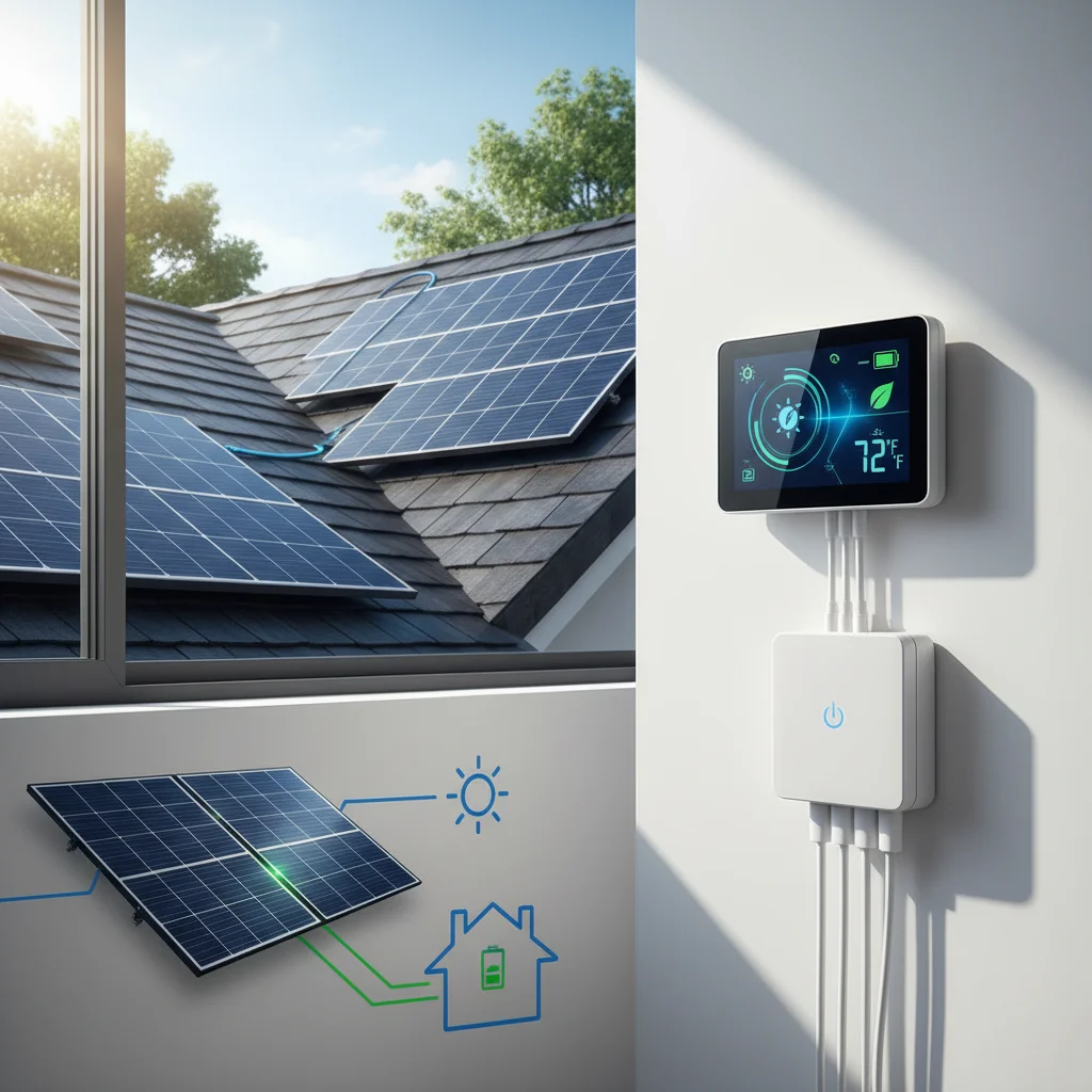 Smart Thermostat Integration With Solar Panels