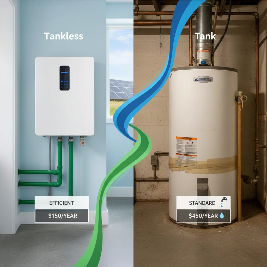 Tankless Vs Tank Water Heater Cost