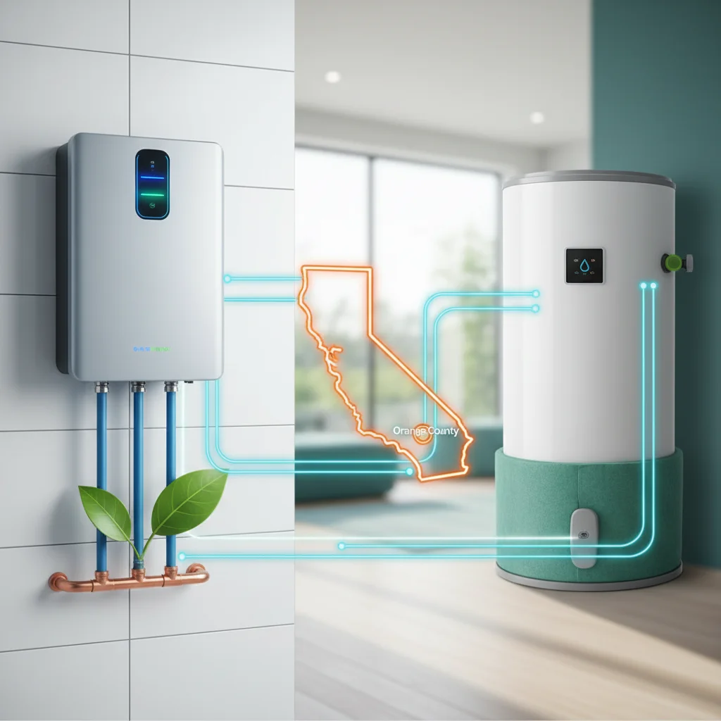 Tankless Vs Tank Water Heater Orange County